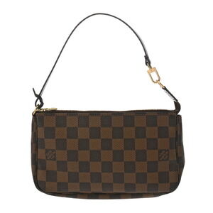 Louis Vuitton Damier Canvas Pochette Accessoires Brown Accessory Pouch